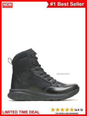 Bates OpSpeed Tall Boots Leather EVA Midsole Round Toe Combat